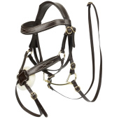 Bridon pour cheval-bâton Grackle Marron Bridon pour cheval-bâton Grackle Marron