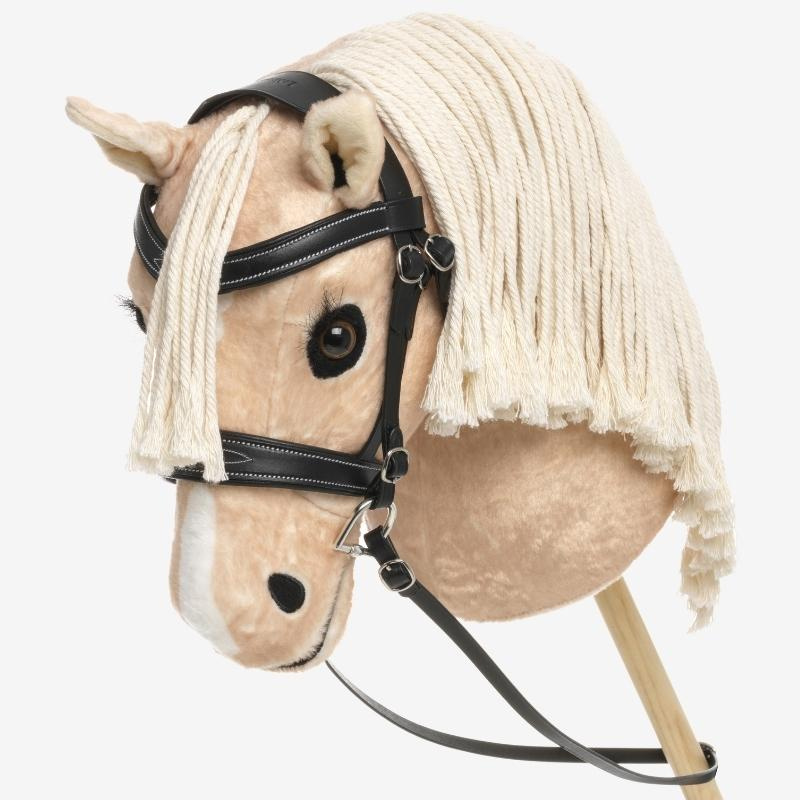 Bridon pour cheval-bâton Competition Noir