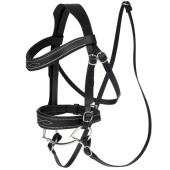 Bridon pour cheval-bâton Competition Noir Bridon pour cheval-bâton Competition Noir