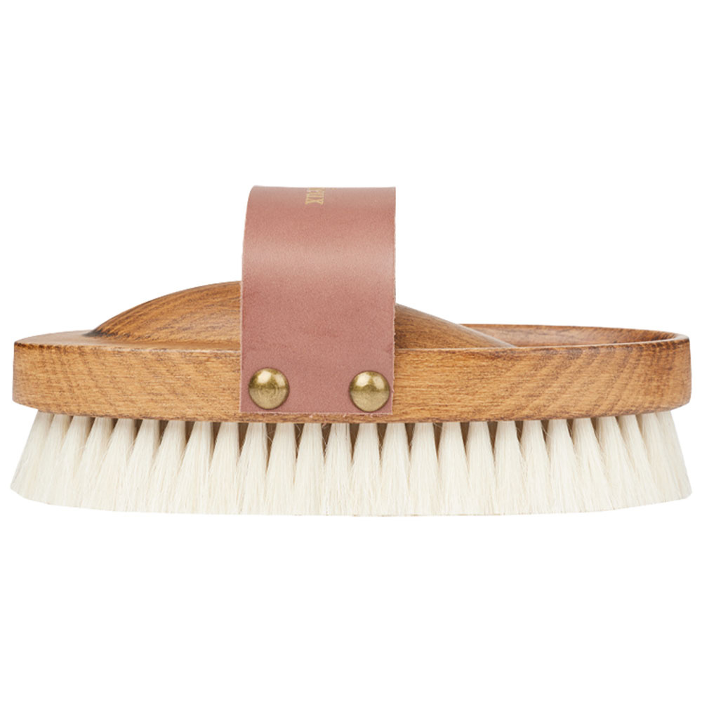 Brosse de pansage Artisan Soft Goats Hair Marron
