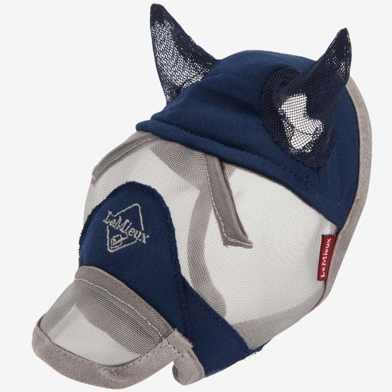 Masque anti-mouches Toy Pony Gris/Bleu marine