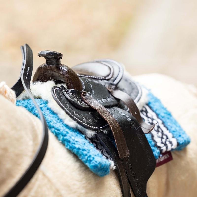 Tapis de selle western Toy Pony Turquoise