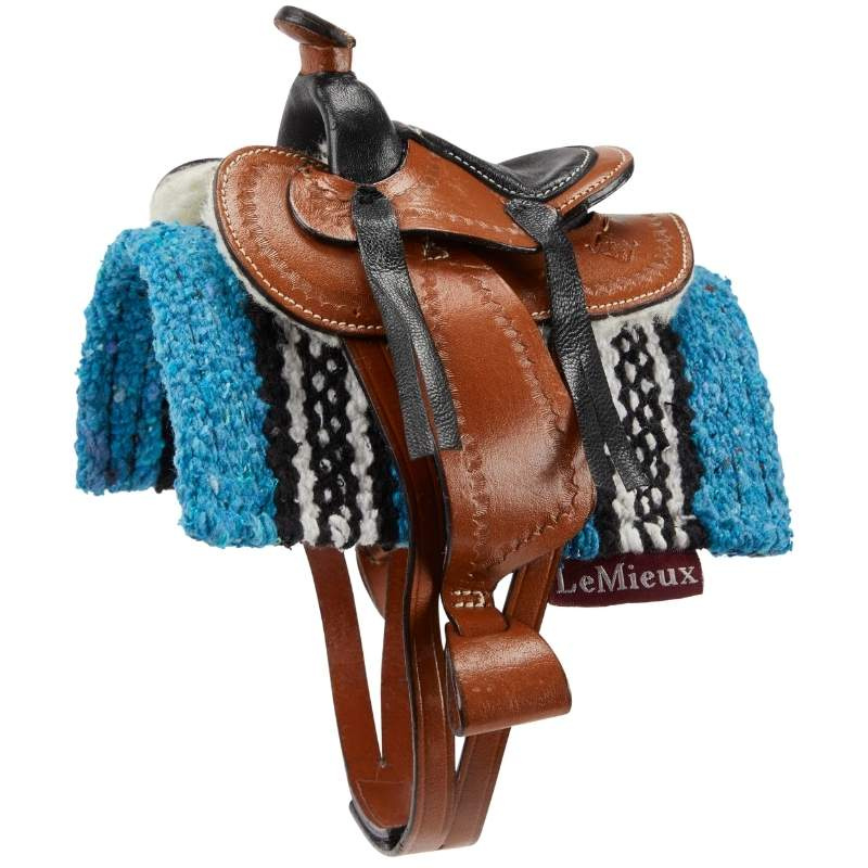 Tapis de selle western Toy Pony Turquoise