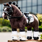 Cloches Toy Pony Dressage Blanc Cloches Toy Pony Dressage Blanc