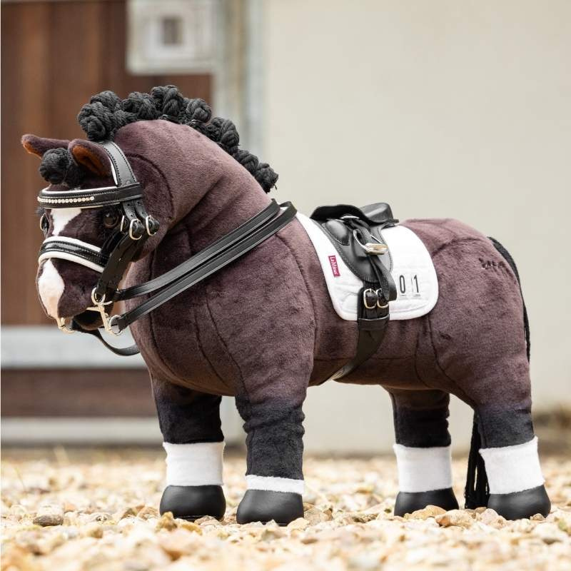 Tapis de selle dressage Toy Pony Blanc