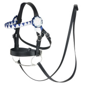 Bridon pour cheval-bâton Showing Noir Bridon pour cheval-bâton Showing Noir
