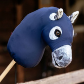 Cagoule de protection pour cheval-bâton Clean Bleu Marine Cagoule de protection pour cheval-bâton Clean Bleu Marine