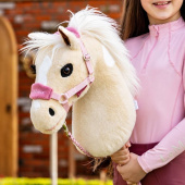 Licol & Longe pour Cheval-bâton Vogue Rose Clair Licol & Longe pour Cheval-bâton Vogue Rose Clair