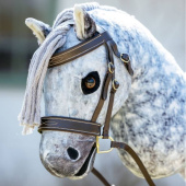 Bridon pour cheval-bâton Hunter Marron Bridon pour cheval-bâton Hunter Marron