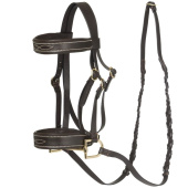 Bridon pour cheval-bâton Hunter Marron Bridon pour cheval-bâton Hunter Marron