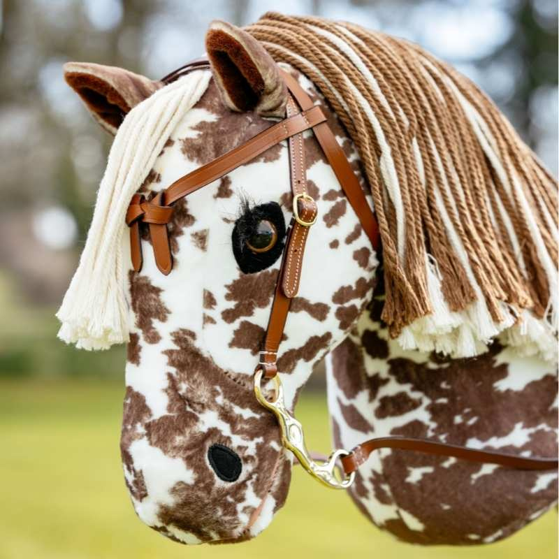 Bride western pour cheval-bâton Marron