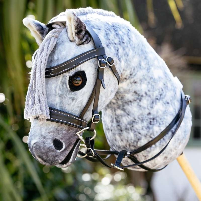 Martingale pour cheval-bâton Running Noir