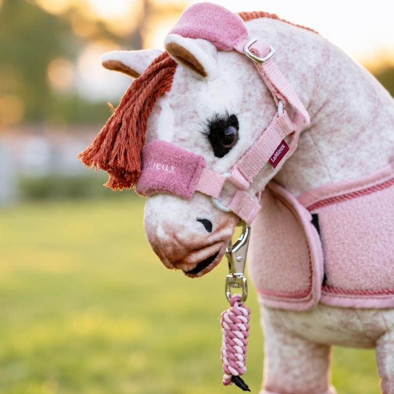 Licol & Longe d'attache Toy Pony Vogue Rose Clair