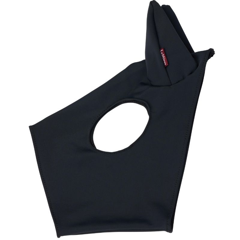 Bonnet calmant pour cheval-bâton Stay Calm Noir