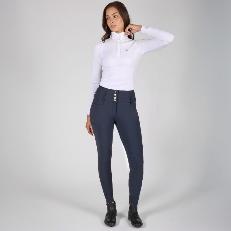 Culotte d'équitation KLKhloe X Shape Full Grip Bleu Marine