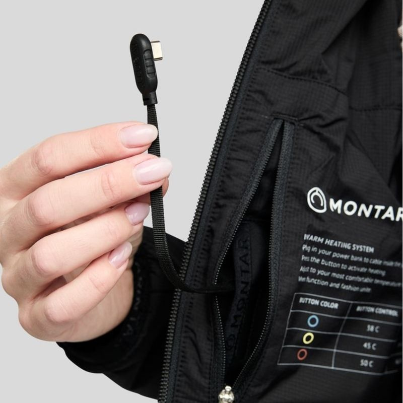 Veste chauffante MoIsla Tech Heating Noir