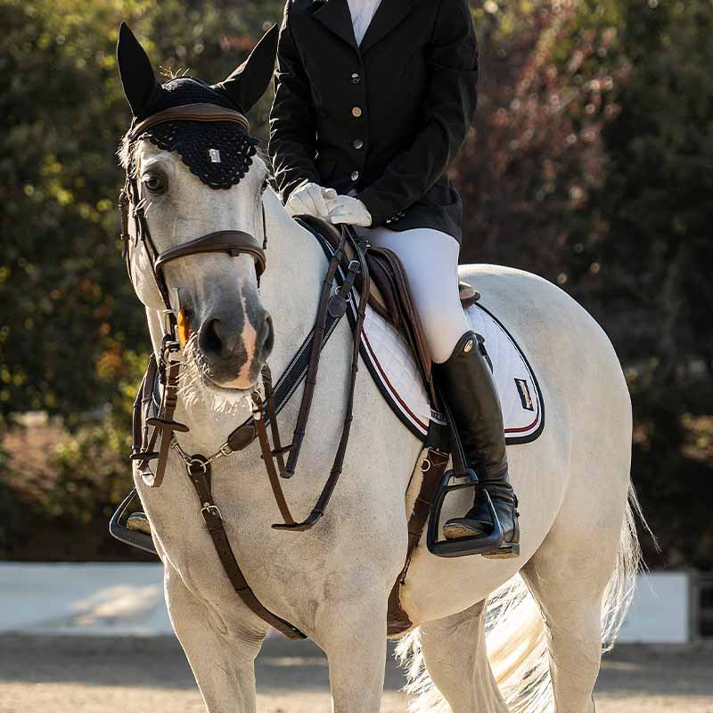 Tapis de selle Classique Blanc