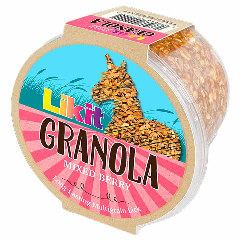 Recharge de Bloc Lécheur Granola Baies Mélangées avec Trou 550 g