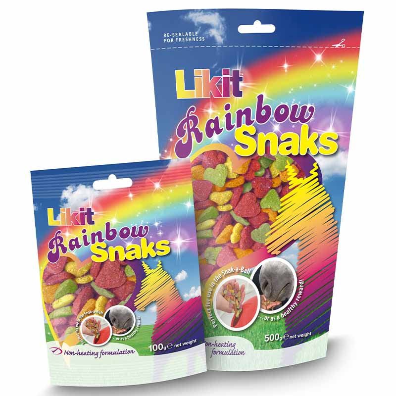 Friandises pour chevaux Snaks Arc-en-ciel