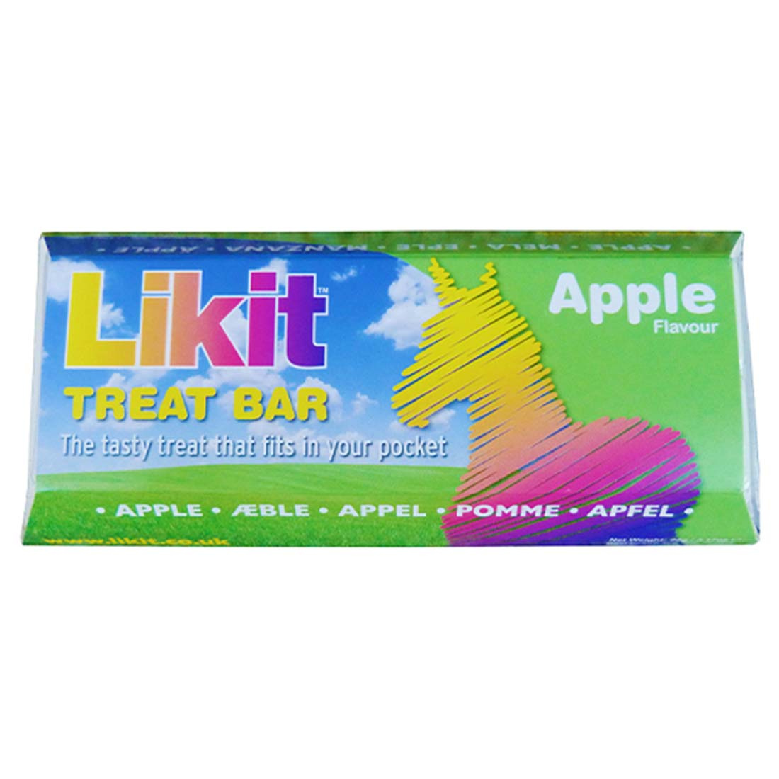 Barre de friandises pour chevaux Pomme 90g