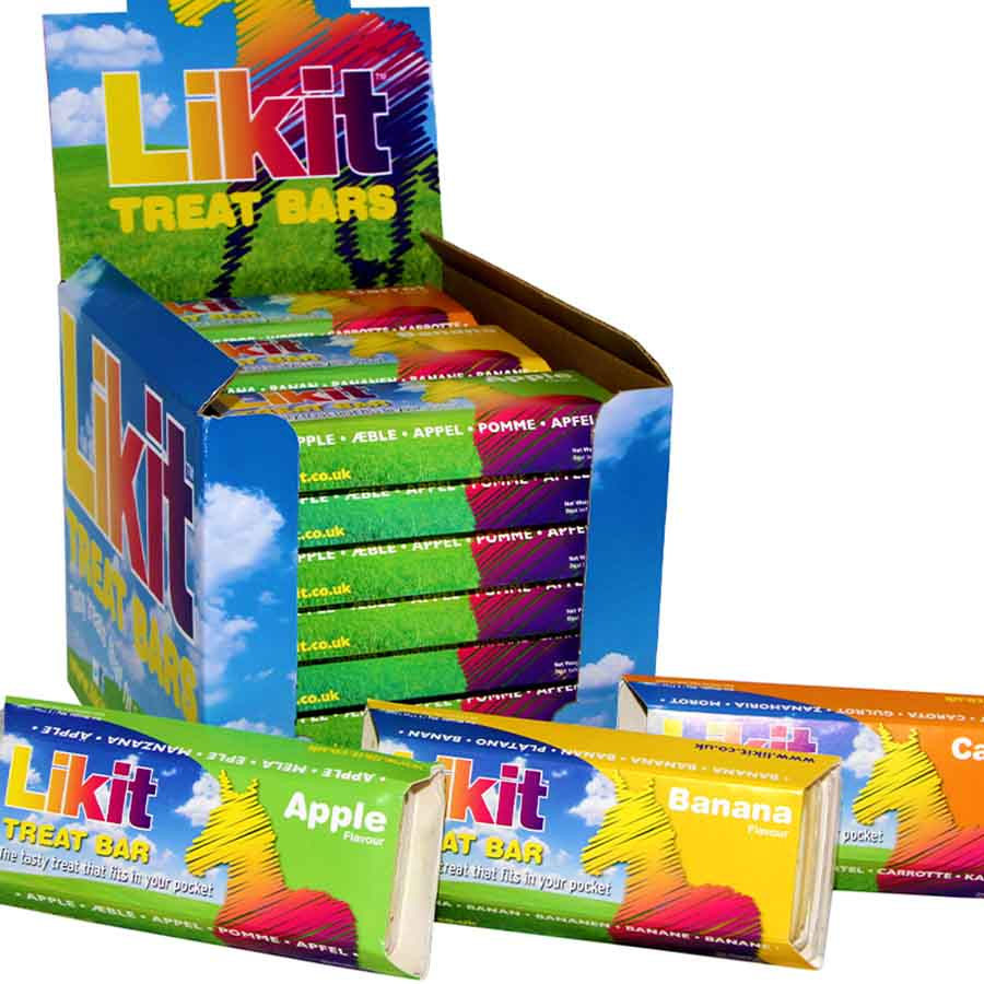 Barre de friandises pour chevaux Carotte 90g