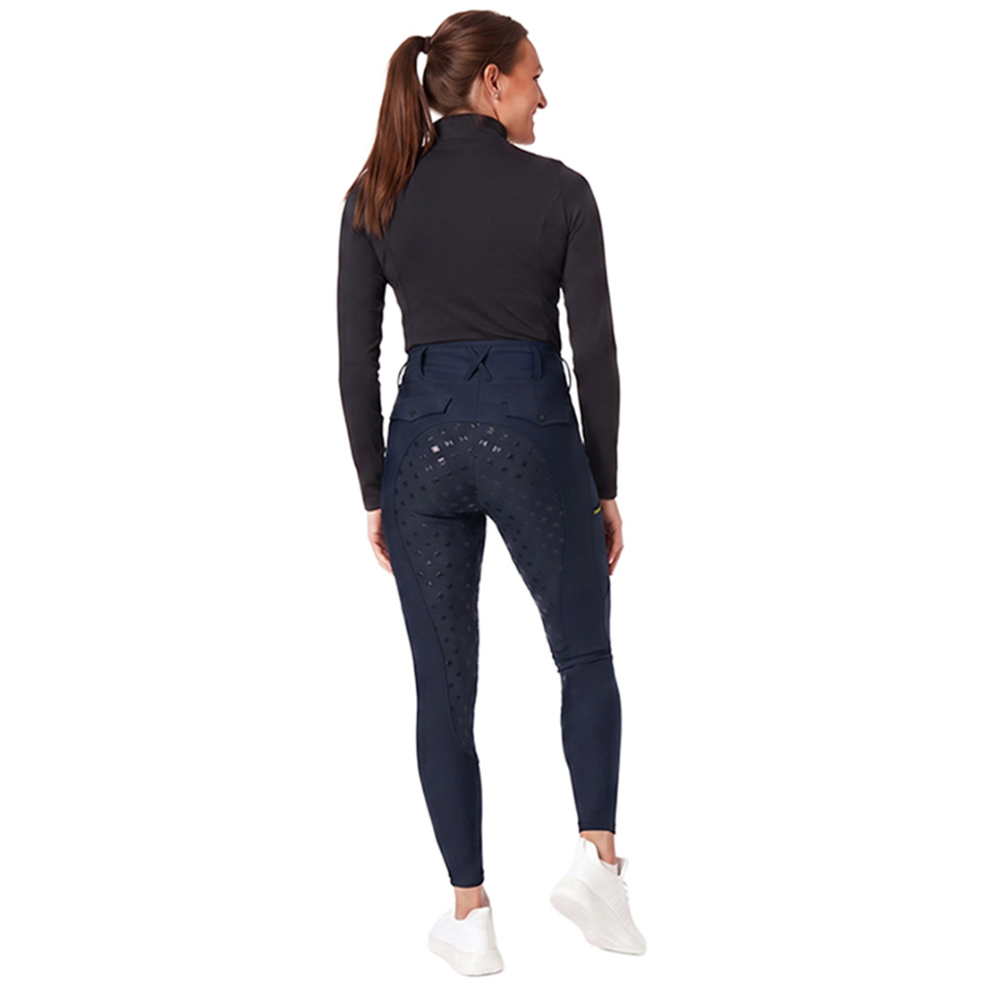 Legging d'équitation Classic Full Grip Bleu Marine