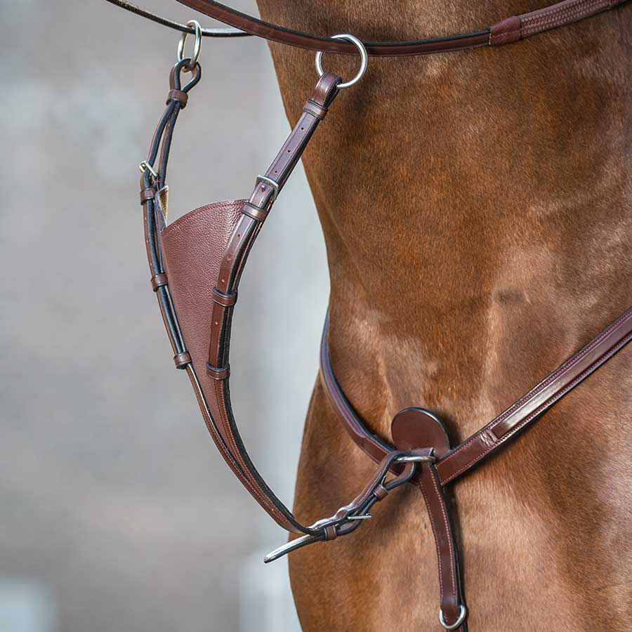 Martingale courte Soft Bib DC Noir Poney