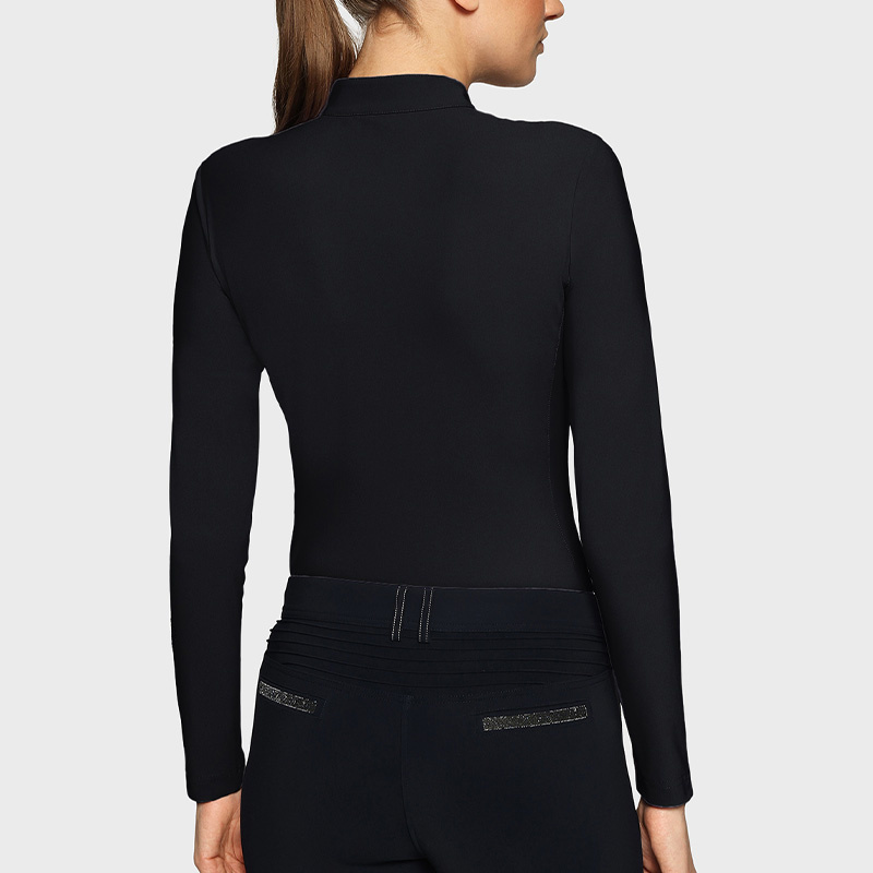 T-shirt fonctionnel Bella Long Sleeves Noir