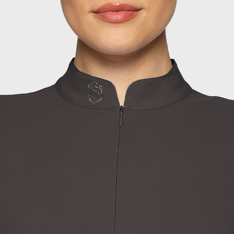 T-shirt fonctionnel Bella Long Sleeves Gris