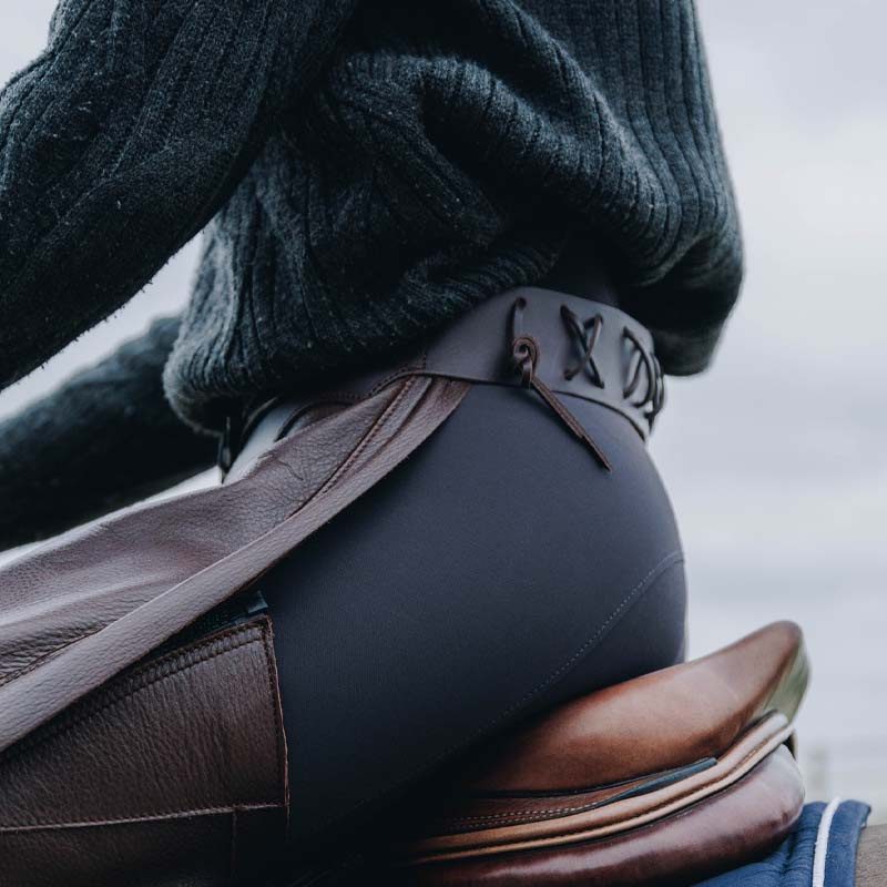 Chaps Leather Marron