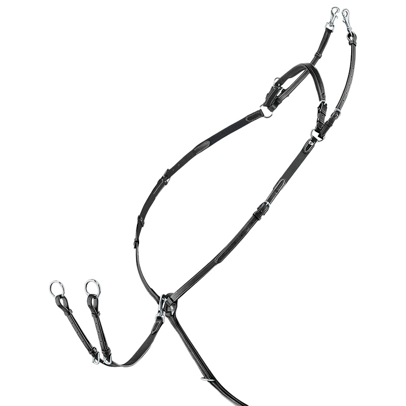 Colliers de chasse avec Martingale Amovible Noir