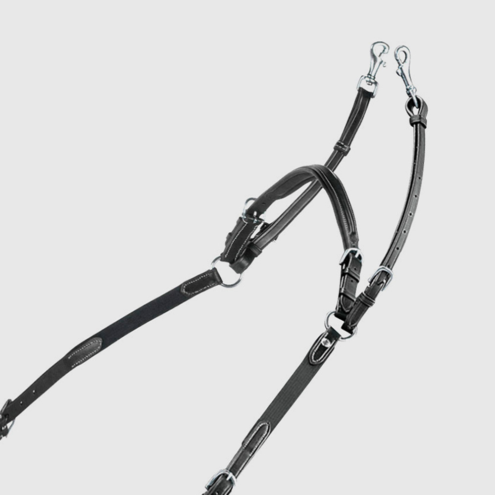 Colliers de chasse avec Martingale Amovible Noir