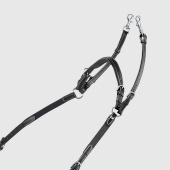 Colliers de chasse avec Martingale Amovible Noir Colliers de chasse avec Martingale Amovible Noir