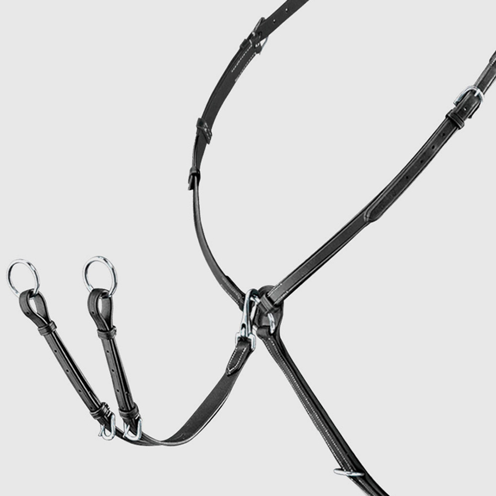 Colliers de chasse avec Martingale Amovible Noir
