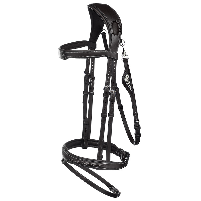 Bridon Ready To Ride avec surpiqûres noir