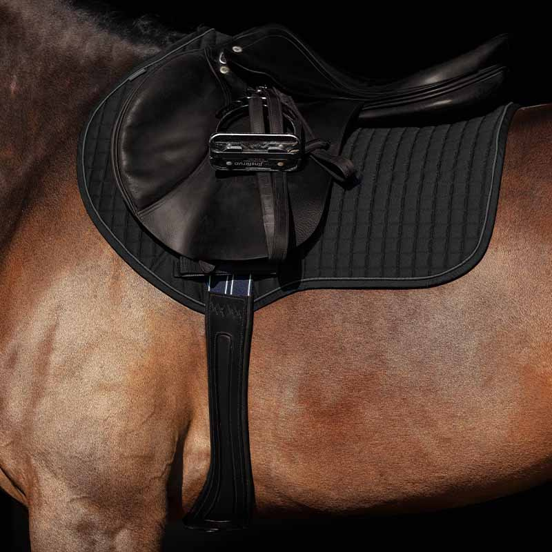 Sangle de selle Rambo Micklem Comfort Noir