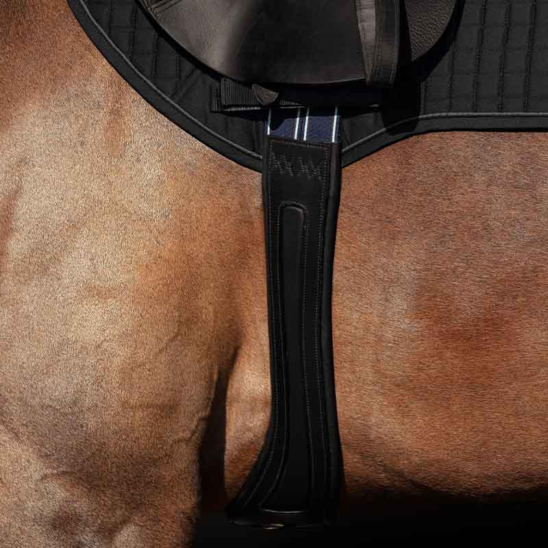 Sangle de selle Rambo Micklem Comfort Noir