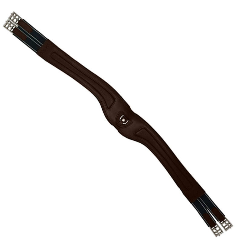 Sangle de selle Rambo Micklem Comfort Marron Foncé