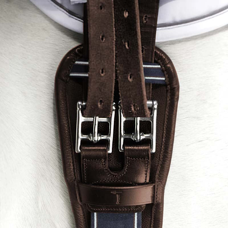 Sangle de dressage Micklem Comfort marron
