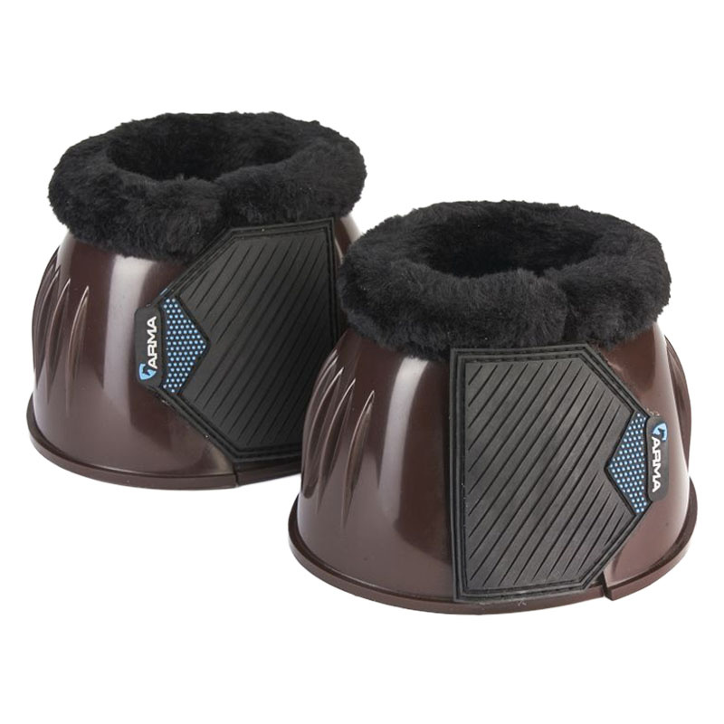 Cloches Glossy PVC Fleece Marron
