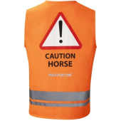 Gilet réfléchissant Caution Horse Orange Gilet réfléchissant Caution Horse Orange