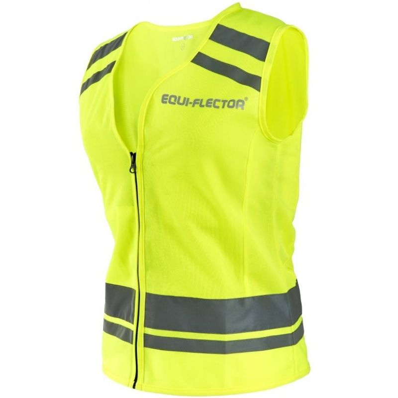 Gilet réfléchissant Caution Horse Jaune