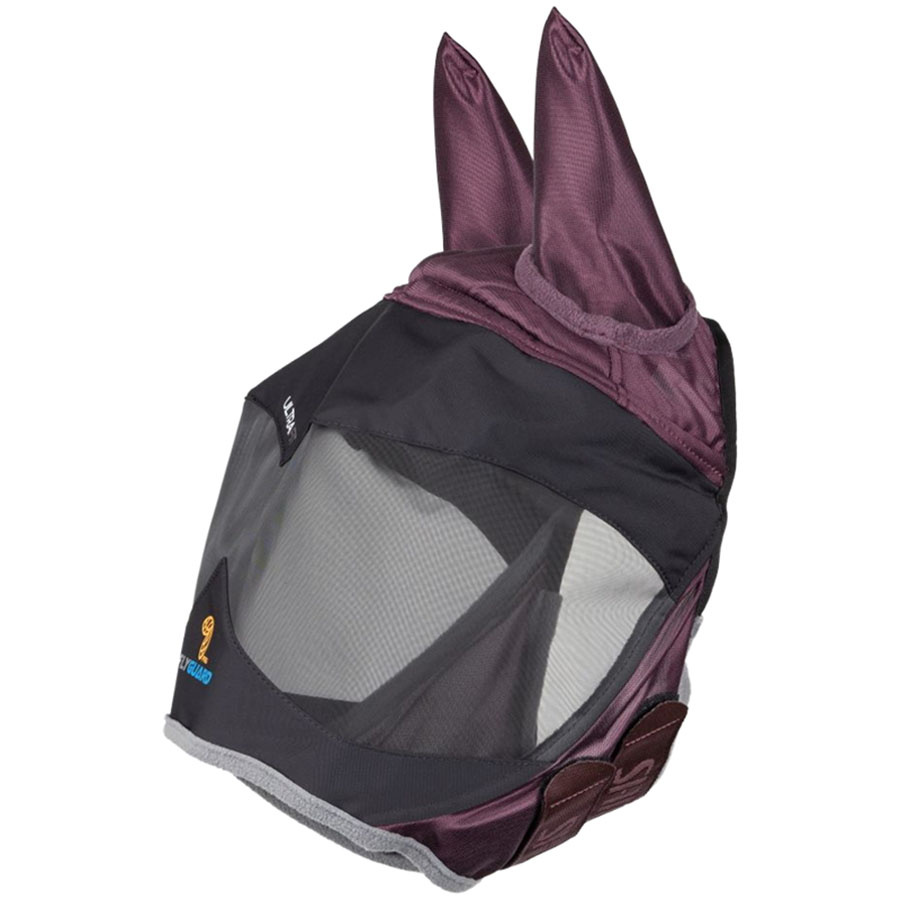Masque anti-mouches Deluxe with Ears Bordeaux