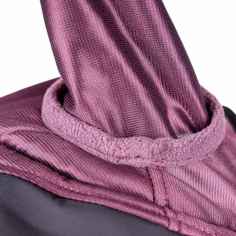 Masque anti-mouches Deluxe with Ears & Nose Fringe Bordeaux