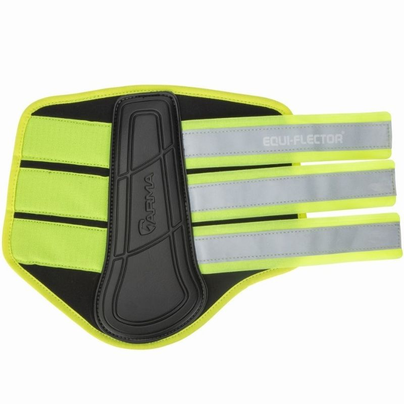 Guêtres réfléchissantes Equi-FlectJaune Noir/Jaune