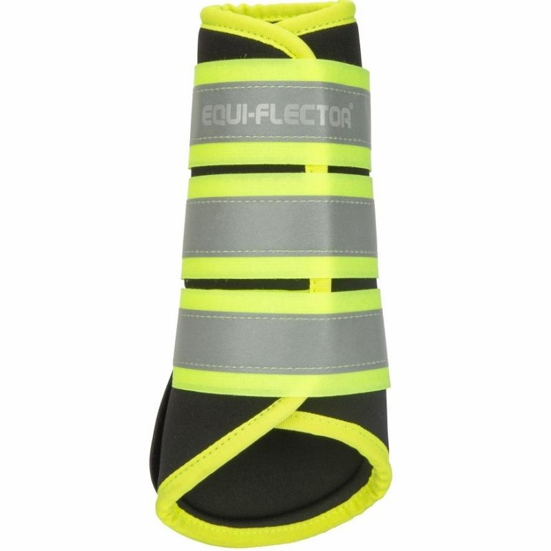 Guêtres réfléchissantes Equi-FlectJaune Noir/Jaune