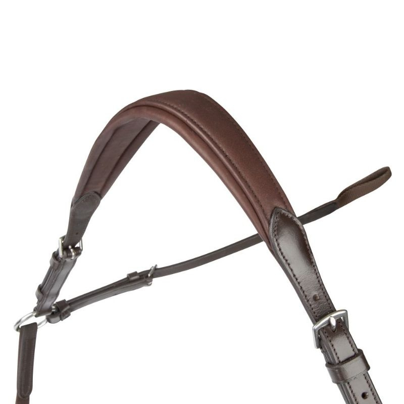 Collier de chasse avec martingale Rapida Marron