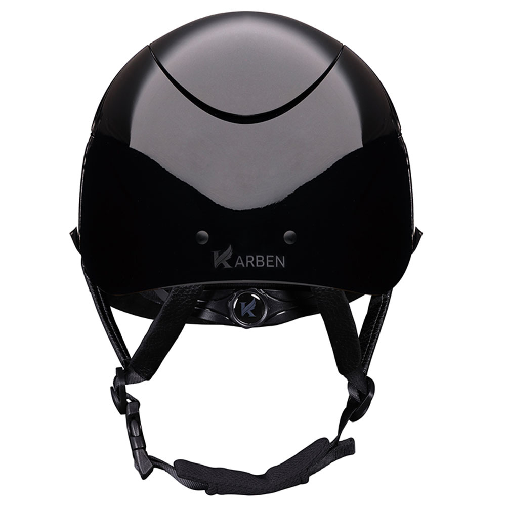 Casque d'équitation Alina Ellipse Glossy Noir/Métal