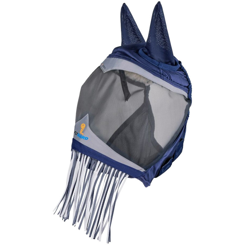 Masque anti-mouches Fine Mesh with Ears & Nose Fringe Bleu Marine