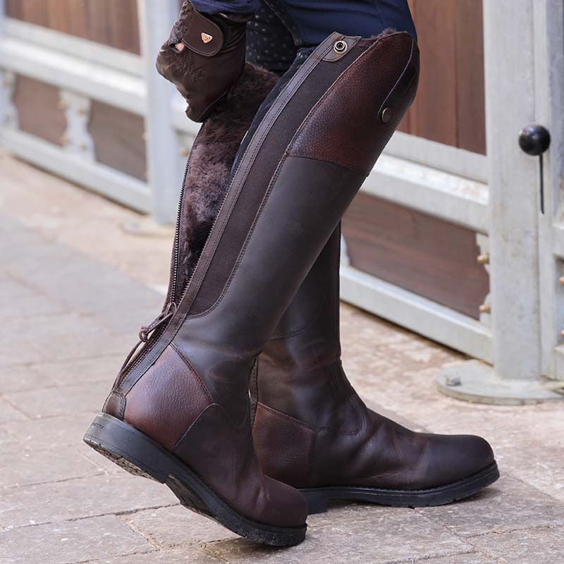 Bottes d'équitation d'hiver Ventura Brun Foncé